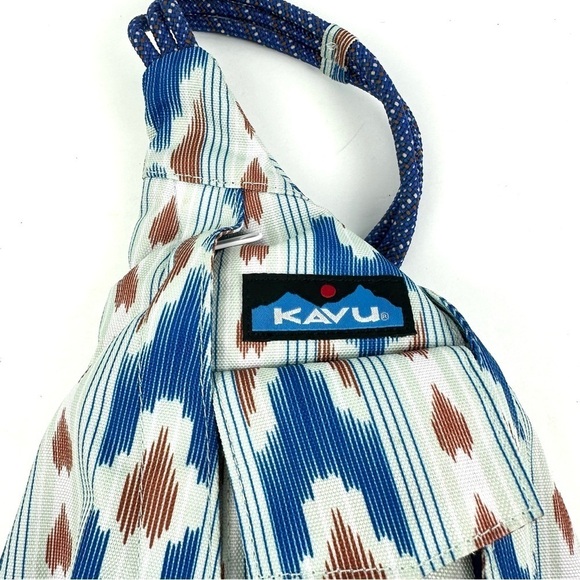 Kavu Rope Sling Bag River Ikat Canvas Shoulder Handbag Purse Travel NEW - Picture 6 of 10